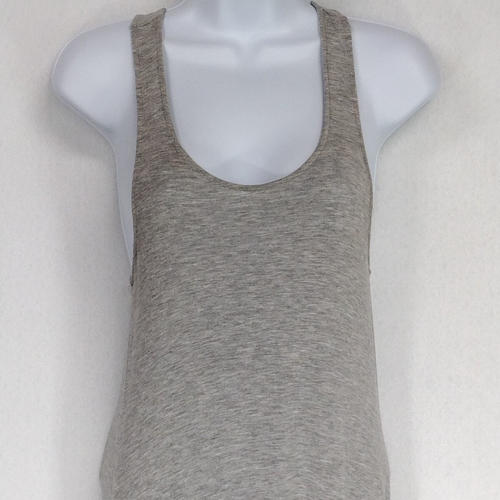 Felicity & Coco Women S Maxi Dress Gray Hi Lo Tank Racerback Comfycore Basic
